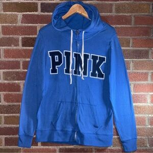 Size M - Victoria’s Secret PINK Long Sleeve Full Zip Drawstring Jacket Hoodie